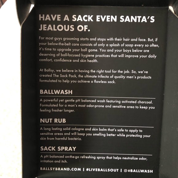 Brand New Ballsy men’s grooming holiday 3 piece set - Picture 4 of 5